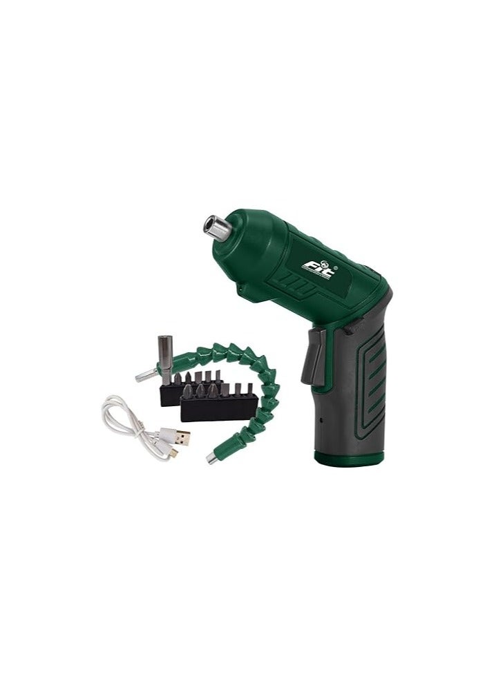 مفك مسامير كهربائي FIT CSD48 بالشاحن بطارية ليثيوم 4.8 فولت مع 4 لقم مفك